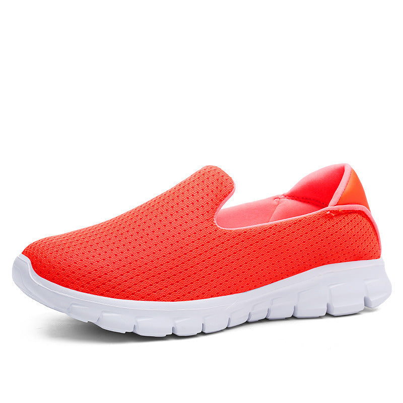 Damskie Buty Medyczne (Nurse Shoes) Plus Size z Płaskim Obcasem i Niskim Wycięciem