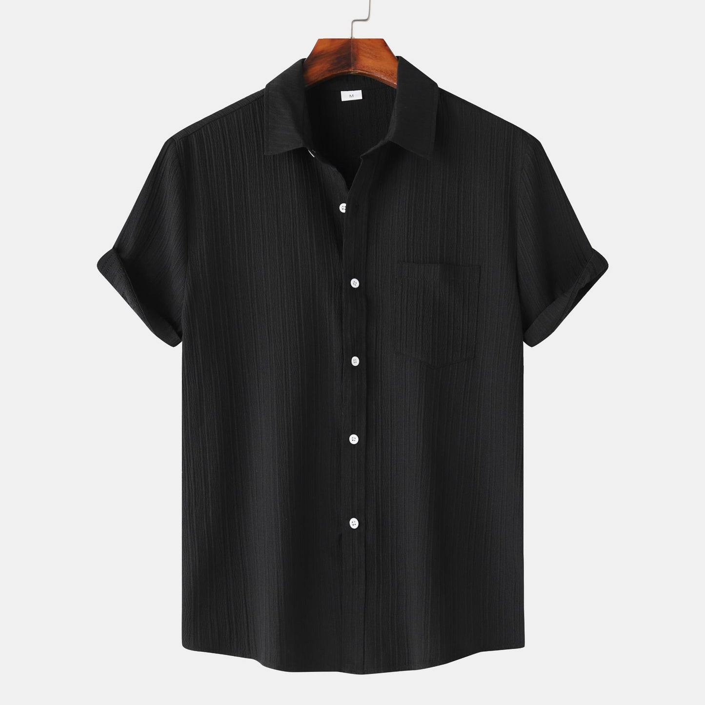 Męska Letnia Koszulka Polo z Krótkim Rękawem, Slim Fit, Lekka