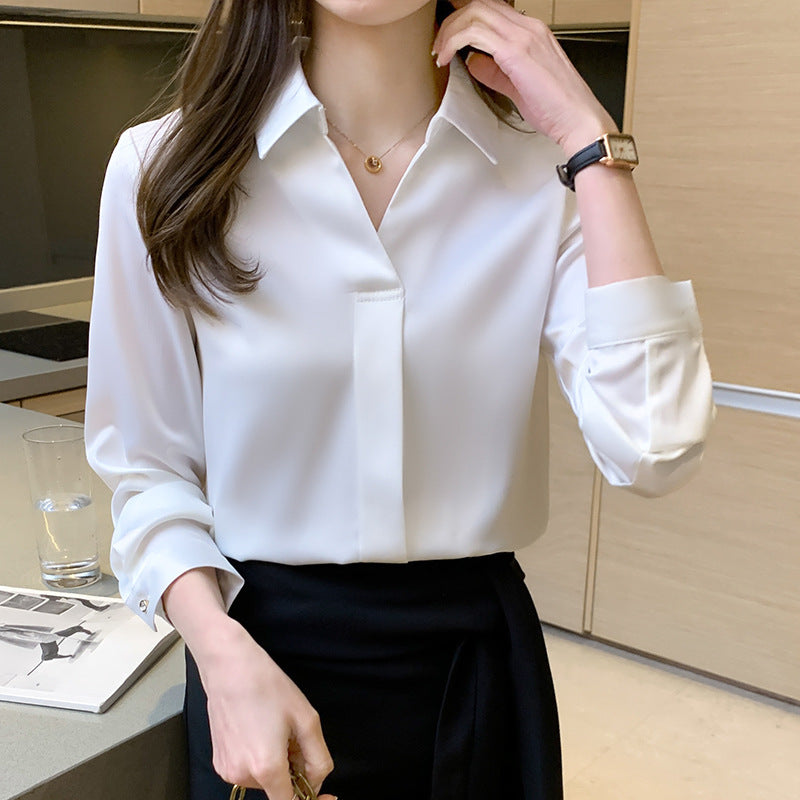 Damski Wiosenny Kardigan Koszulowy z Szyfonu Slim Fit z Nadrukiem