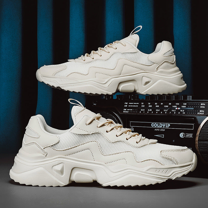 Męskie Sneakersy Chunky Z Siatkową Cholewką I Lekką Podeszwą