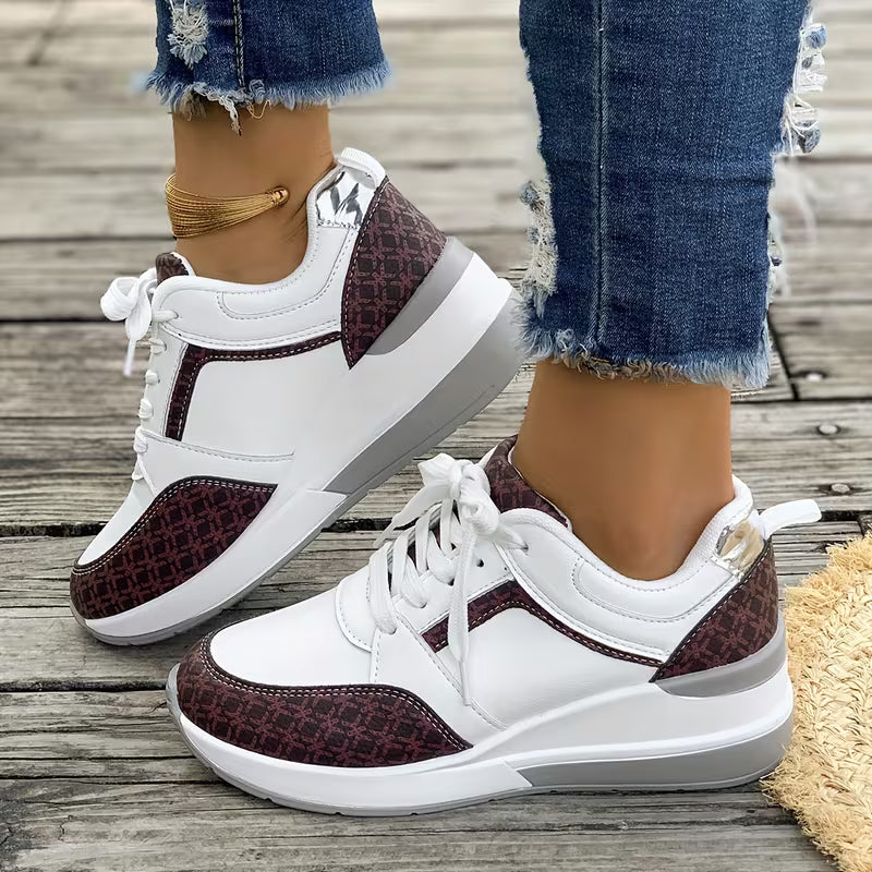 Damskie Buty Na Szerokim Obcasie Z Grubą Podeszwą I Wsparciem Stopy