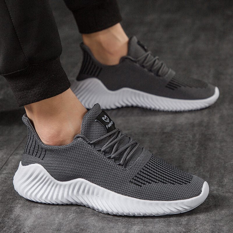 Męskie Sneakersy Wsuwane z Siatką i Systemem Kanałów Powietrznych