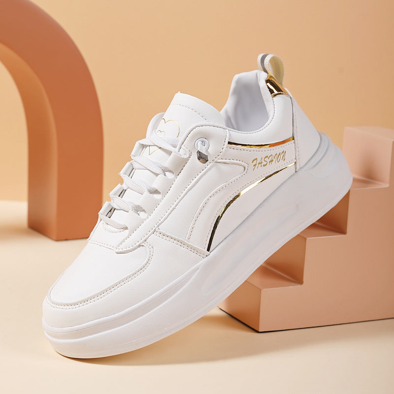 Damskie Buty Na Platformie Z Niskim Noskiem I Cholewką Z Mikrofibry W Rozmiarze Plus Size