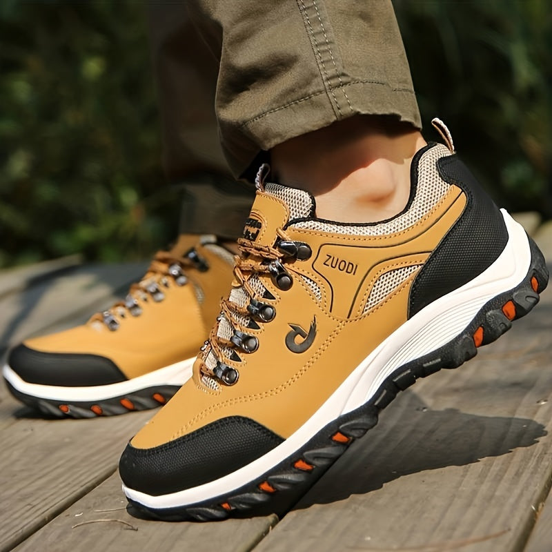 Męskie Buty Trekkingowe O Lekkiej Konstrukcji, Z Wodoodporną Membraną I Antypoślizgową Podeszwą