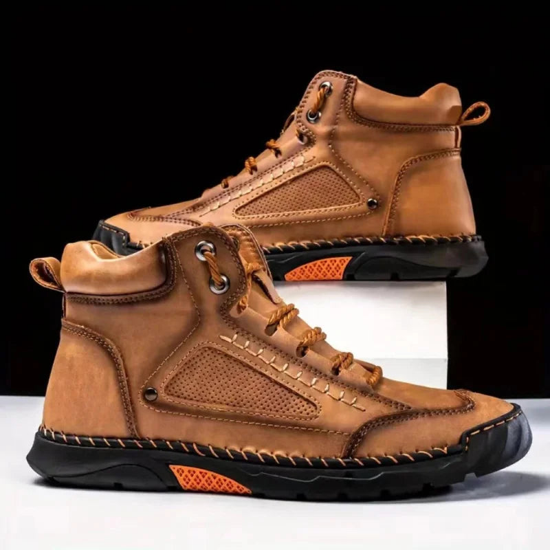 Męskie Buty Eleganckie z Wkładką Ortopedyczną i Wsparciem Łuku Stopy