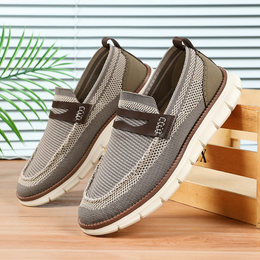 Męskie Mokasyny Typu Slip-On Z Podeszwą Zapewniającą Wsparcie I Łatwe Dopasowanie