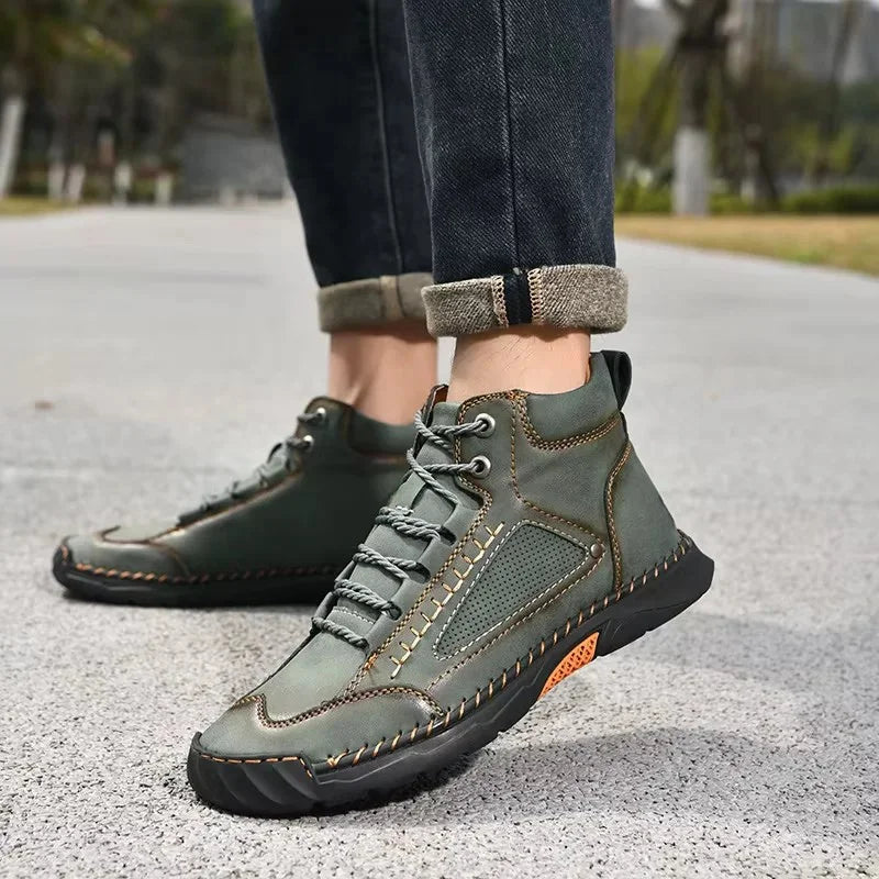 Męskie Buty Eleganckie z Wkładką Ortopedyczną i Wsparciem Łuku Stopy