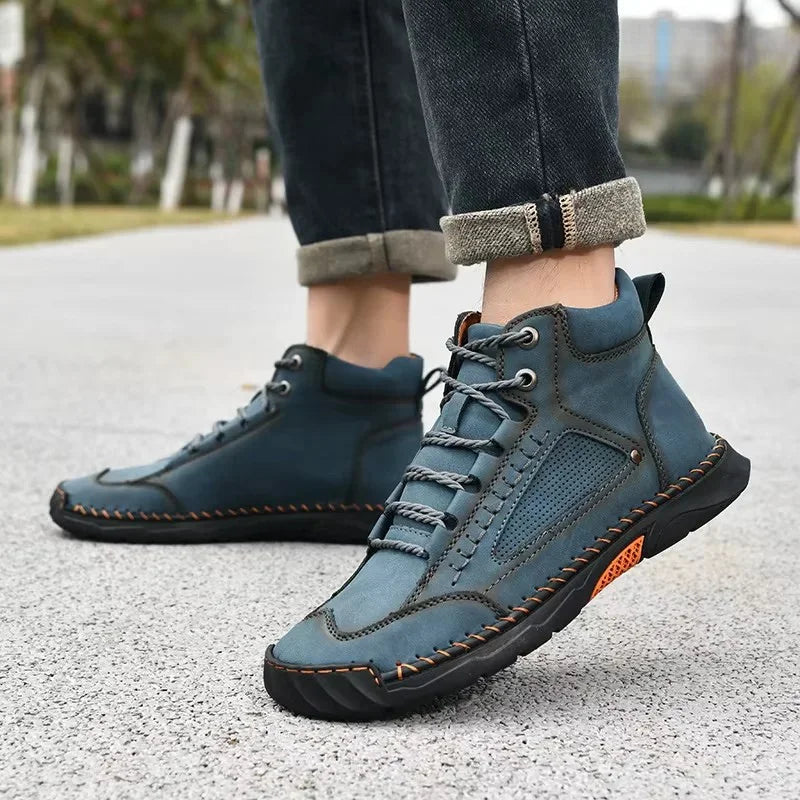 Męskie Buty Eleganckie z Wkładką Ortopedyczną i Wsparciem Łuku Stopy