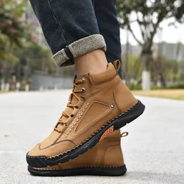 Męskie Buty Eleganckie z Wkładką Ortopedyczną i Wsparciem Łuku Stopy