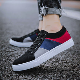 Męskie Sneakersy Canvas Wysokie z Podeszwą Goodyear