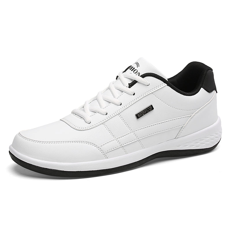 Męskie Sneakersy z Cholewką z Siatki i Grubą Podeszwą