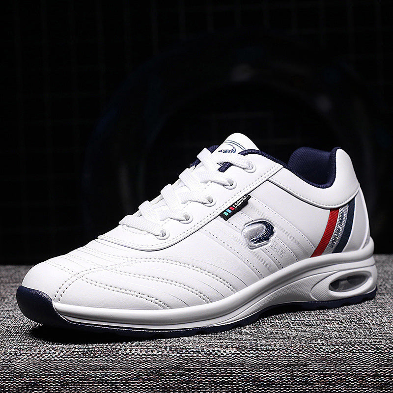 Męskie Sneakersy Sznurowane Niskie z Gumową Podeszwą