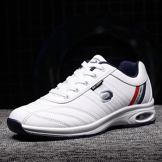 Męskie Sneakersy Sznurowane Niskie z Gumową Podeszwą