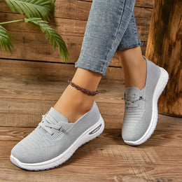 Damskie Sneakersy Wsuwane z Szerokim Noskiem
