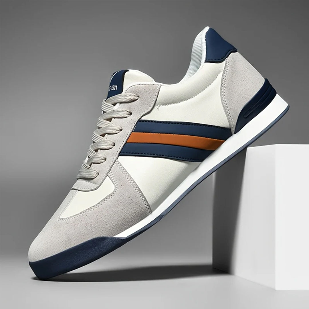 Męskie Sneakersy o Niskim Profilu z Paskami i Wygodnym Wnętrzem