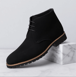 Buty Męskie Za Kostkę Z Profilowaną Podeszwą