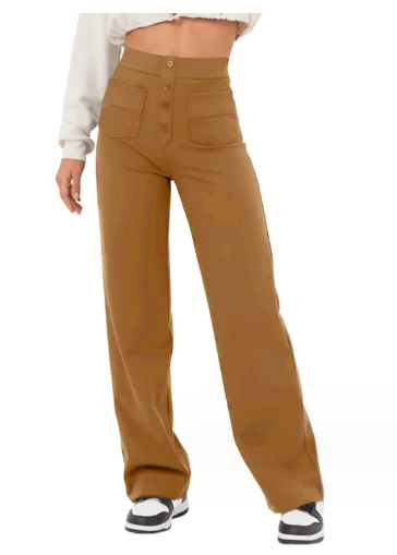 Damskie Spodnie Elastyczne Slim Fit z Gumką w Pasie