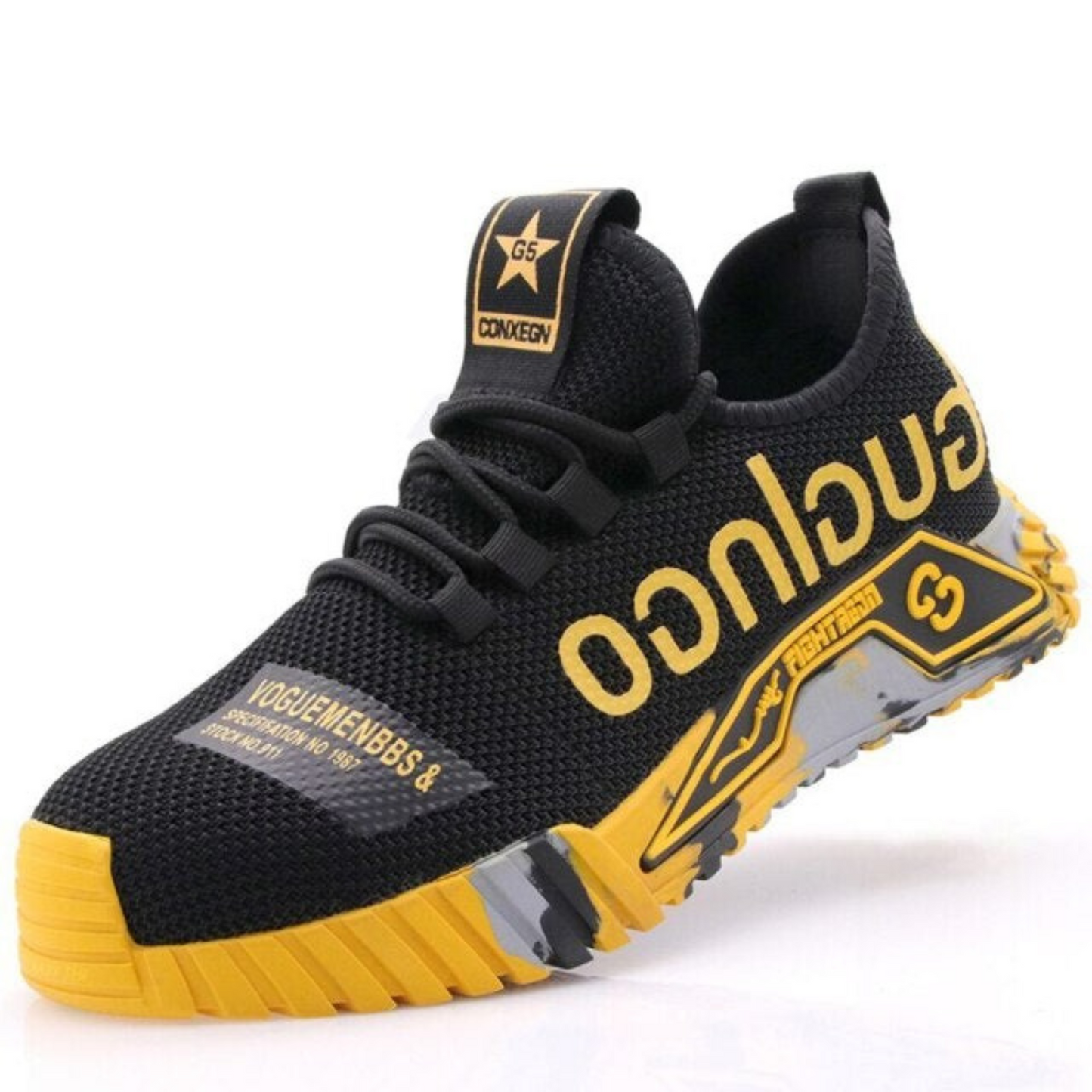 Męskie Sneakersy Sportowe Oddychająca Cholewka Antypoślizgowa Podeszwa