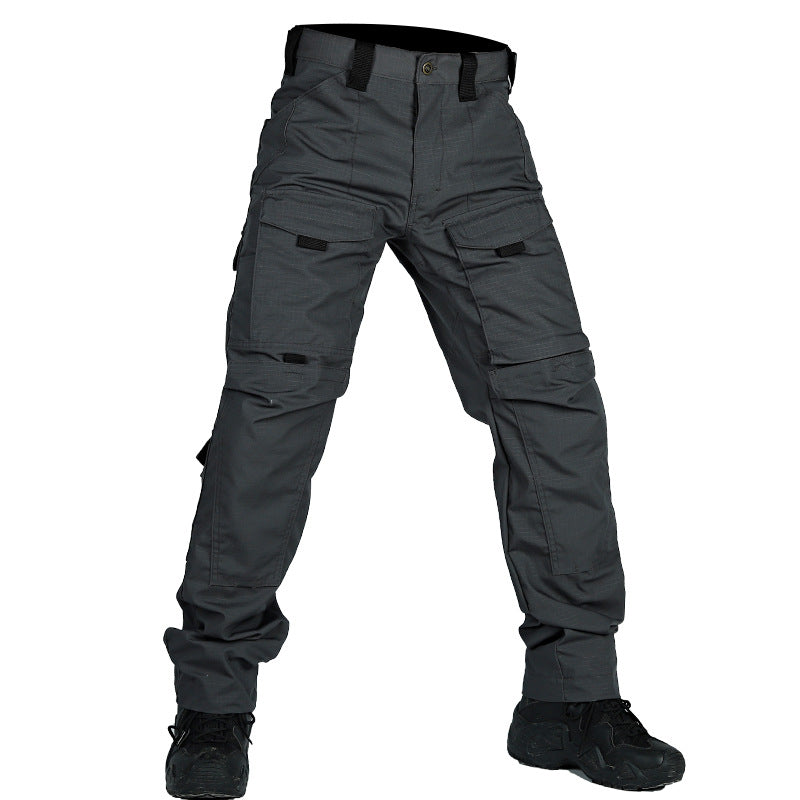 Meskie Spodnie Treningowe W Kamuflazu Z Wieloma Kieszeniami, Spodnie Outdoorowe