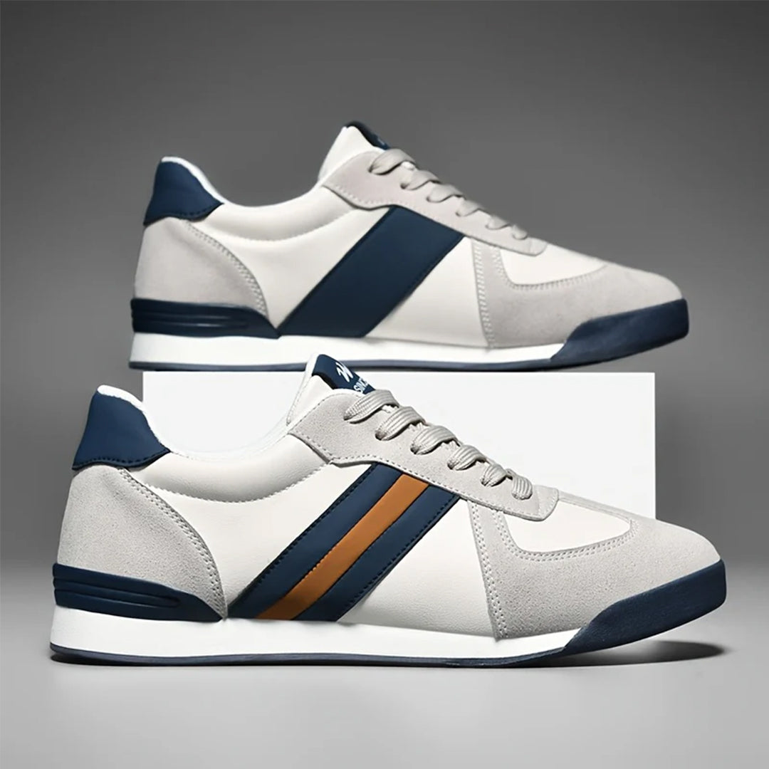 Męskie Sneakersy o Niskim Profilu z Paskami i Wygodnym Wnętrzem
