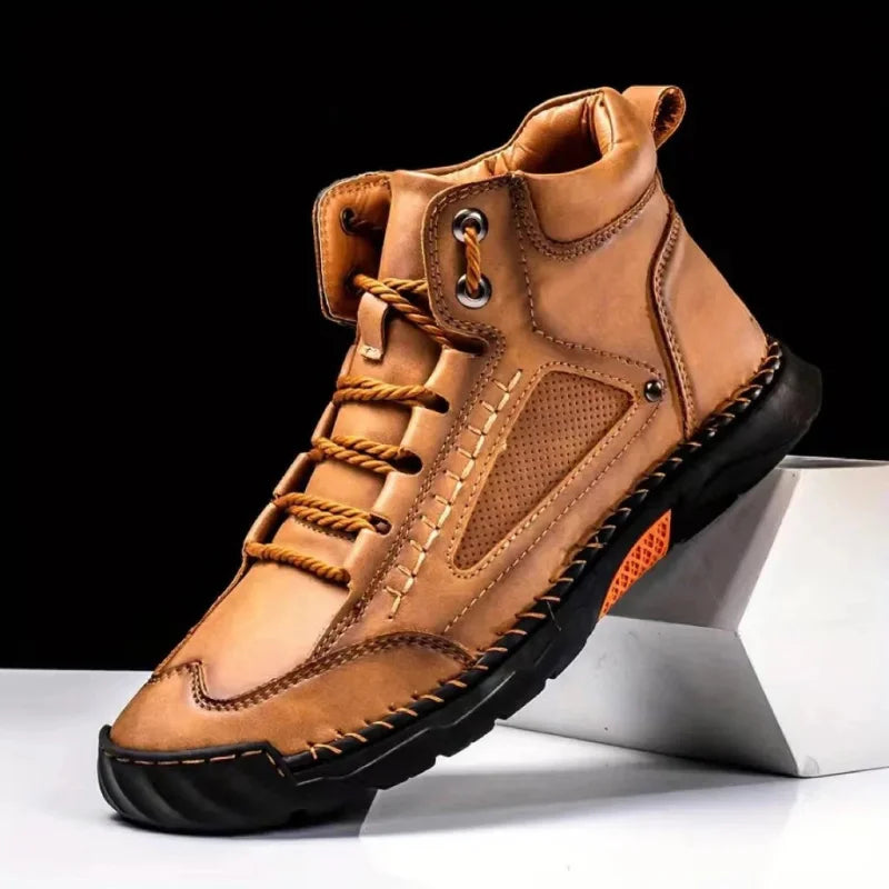 Męskie Buty Eleganckie z Wkładką Ortopedyczną i Wsparciem Łuku Stopy