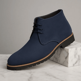Buty Męskie Za Kostkę Z Profilowaną Podeszwą