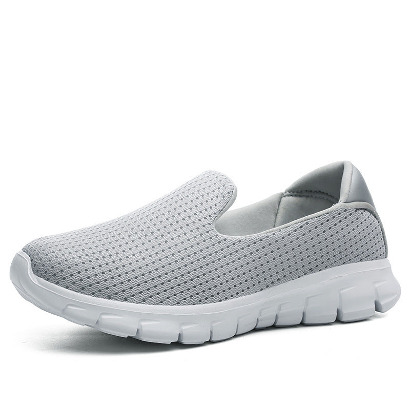 Damskie Buty Medyczne (Nurse Shoes) Plus Size z Płaskim Obcasem i Niskim Wycięciem