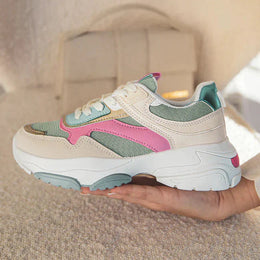 Damskie Sneakersy z Wyjmowaną Wkładką