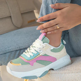 Damskie Sneakersy z Wyjmowaną Wkładką