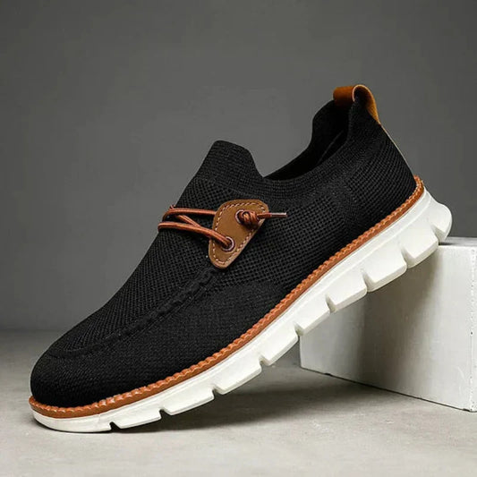 Meskie Mokasyny Z Siateczki, Oddychajace, Lekkie, Codzienne Buty