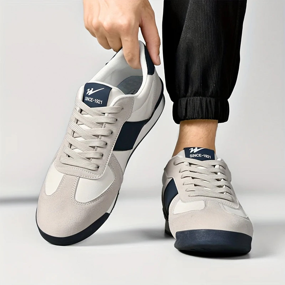 Męskie Sneakersy o Niskim Profilu z Paskami i Wygodnym Wnętrzem