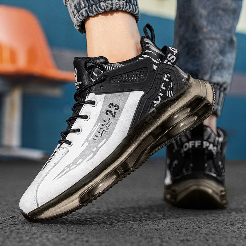 Męskie Buty Do Biegania Z Siateczki, Oddychające, Sportowe Trampki Z Grubą Podeszwą