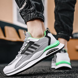 Męskie Letnie Buty Biegowe z Amortyzacją Powietrzną i Gumową Podeszwą