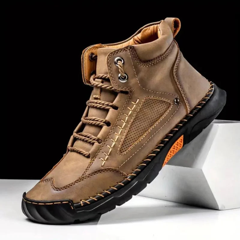 Męskie Buty Eleganckie z Wkładką Ortopedyczną i Wsparciem Łuku Stopy
