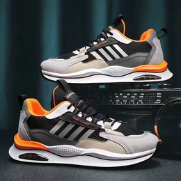Męskie Letnie Buty Biegowe z Amortyzacją Powietrzną i Gumową Podeszwą