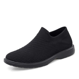 Męskie Letnie Buty z Oddychającej Siatki Niskie z Płaską Podeszwą