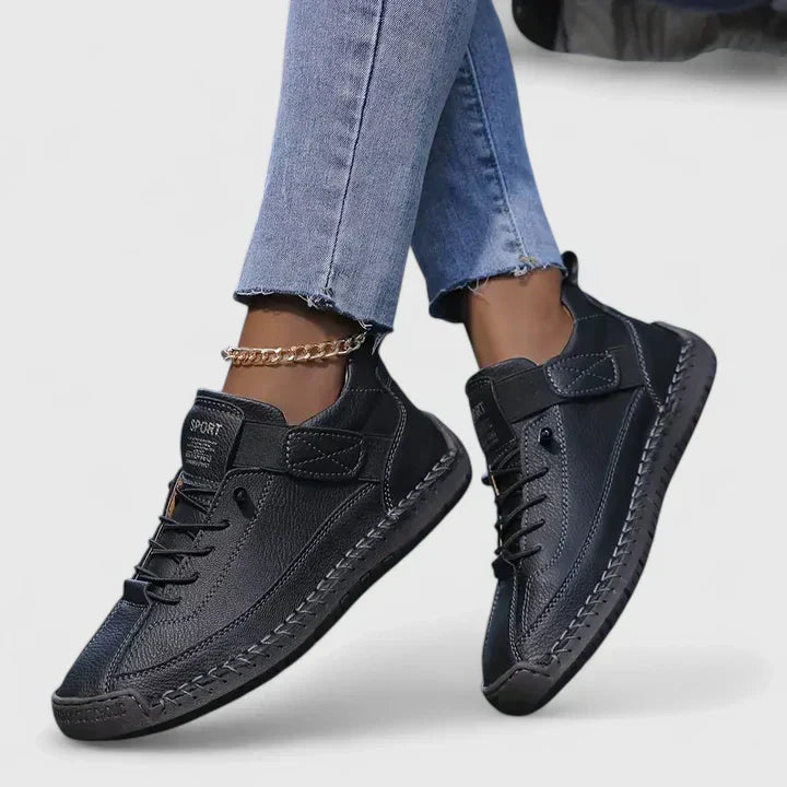 Damskie Sneakersy z Wsparciem Łuku Stopy i Szerokim Noskiem