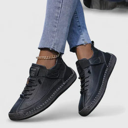 Damskie Sneakersy z Wsparciem Łuku Stopy i Szerokim Noskiem
