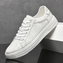Męskie Sneakersy Przeszywana Cholewka Czysta Linia Sylwetki