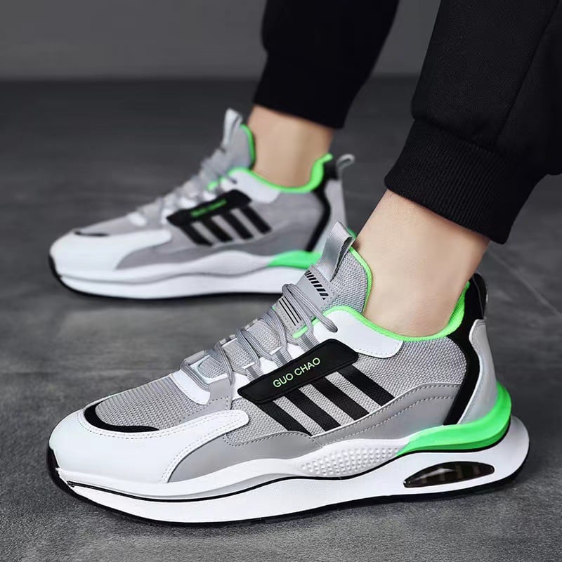 Męskie Letnie Buty Biegowe z Amortyzacją Powietrzną i Gumową Podeszwą
