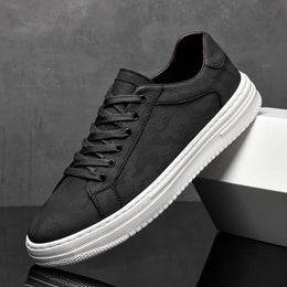 Męskie Sneakersy Przeszywana Cholewka Czysta Linia Sylwetki