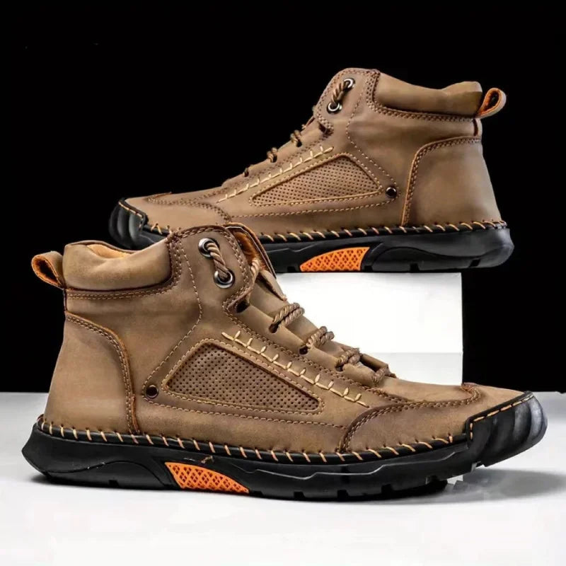 Męskie Buty Eleganckie z Wkładką Ortopedyczną i Wsparciem Łuku Stopy