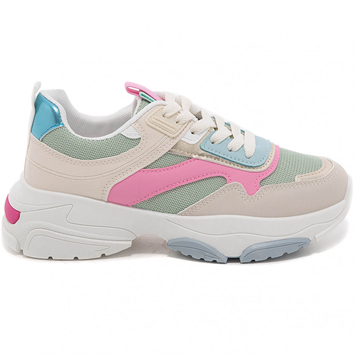Damskie Sneakersy z Wyjmowaną Wkładką
