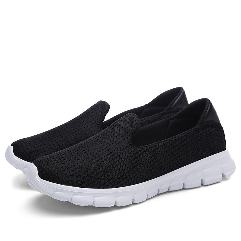 Damskie Buty Medyczne (Nurse Shoes) Plus Size z Płaskim Obcasem i Niskim Wycięciem