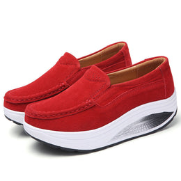 Damskie Buty Na Platformie I Koturnie Typu Slip-On Outdoor