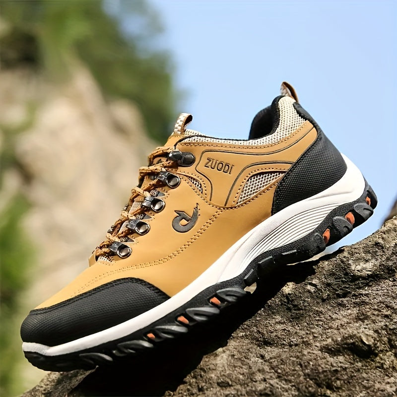 Męskie Buty Trekkingowe O Lekkiej Konstrukcji, Z Wodoodporną Membraną I Antypoślizgową Podeszwą