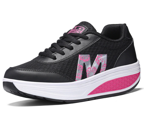 Damskie Sneakersy do Chodzenia z Wsparciem Łuku Stopy i Podeszwą z Amortyzacją Powietrzną