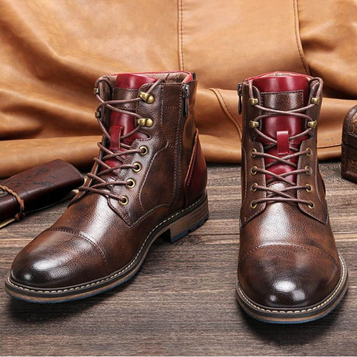 Męskie Buty Typu Oxford, Wsuwane, Ze Strukturowaną Podeszwą