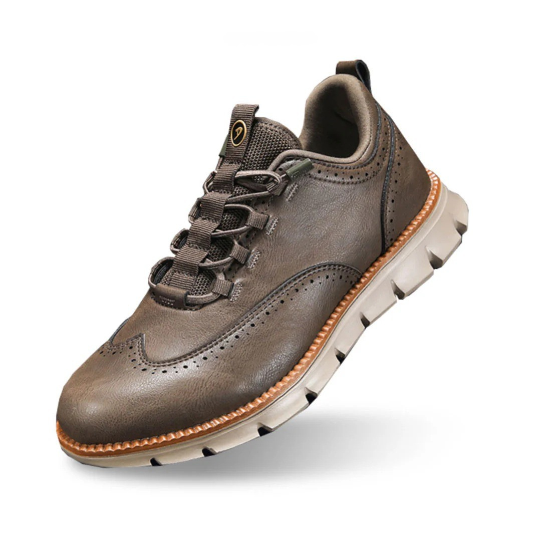 Męskie Buty Oxford Ze Sznurowaniem I Wkładką Memory Foam