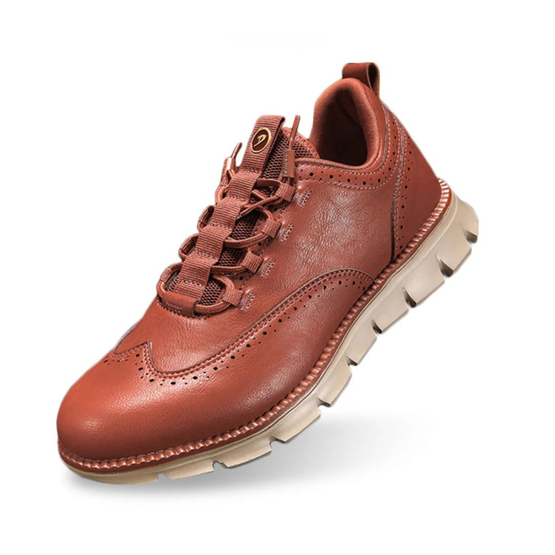 Męskie Buty Oxford Ze Sznurowaniem I Wkładką Memory Foam